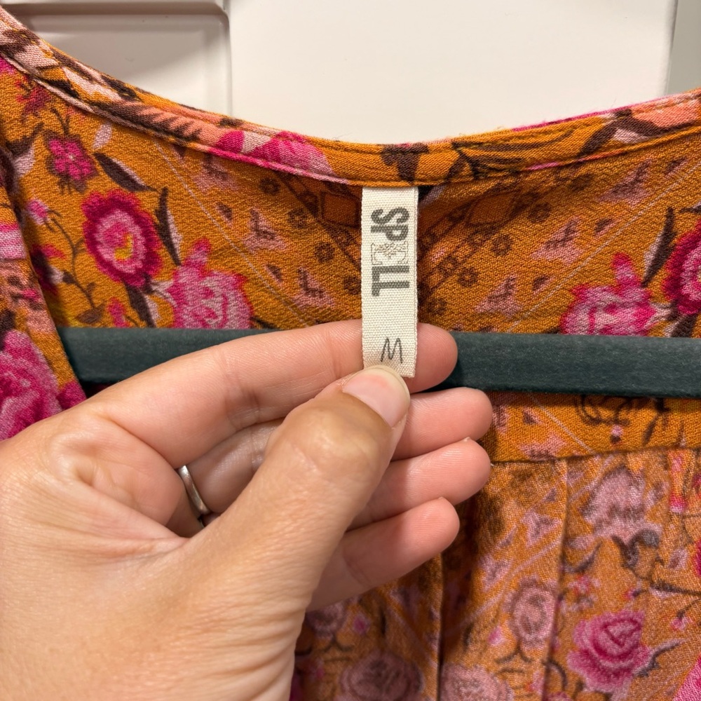 Spell *rare* Babushka gown in Amber - Picture 8 of 9